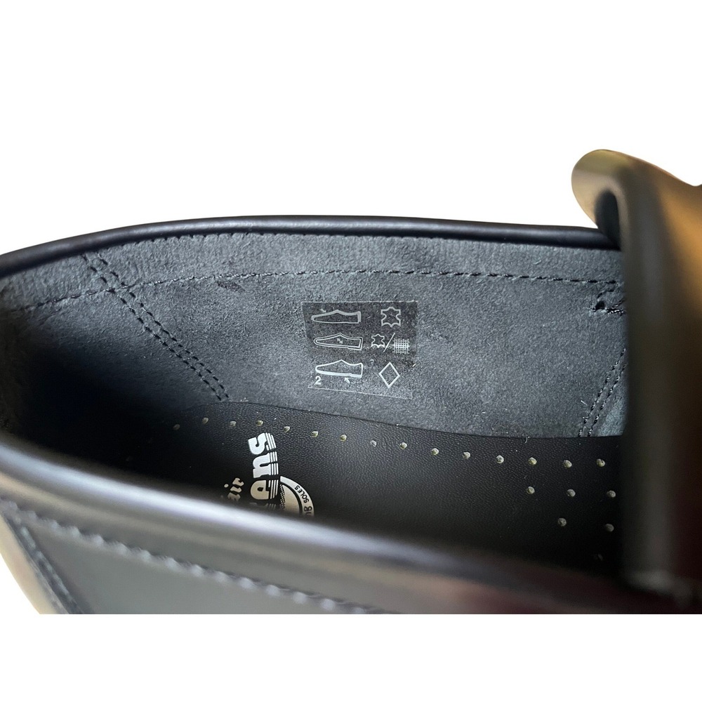 Dr. Martens Black Leather Platform Tassel Loafers - Picture 8 of 13